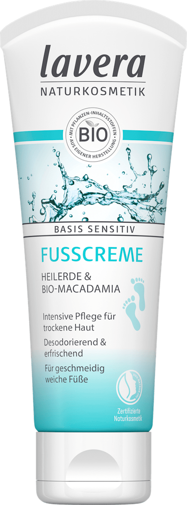 lavera Sensitive Foot Cream for Dry Skin 75 ml Hydrating Care