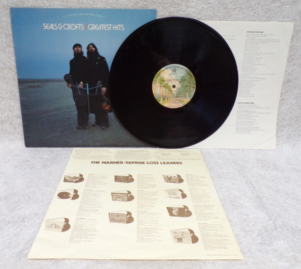 Seals & Croft Greatest Hits 1975 Vinyl Record Warner Bros Bs 2886 Soft Folk Rock