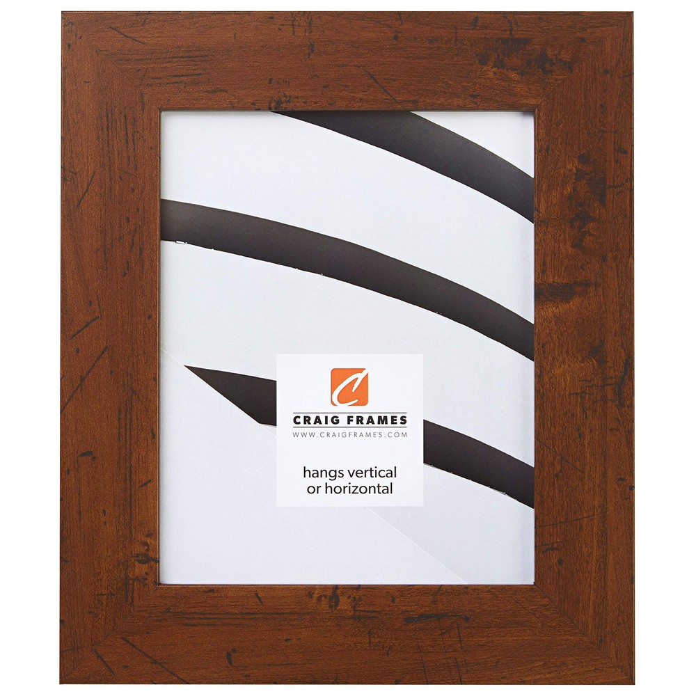 FM74DKW 14x20 Rustic Wall Decor Frame with Smooth Grain Finish, 2-Inch Width