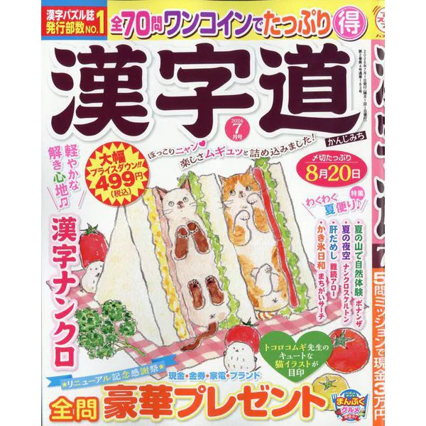 Kanjimichi Magazine July 2026 Paper Publication Excellent Japan Import
