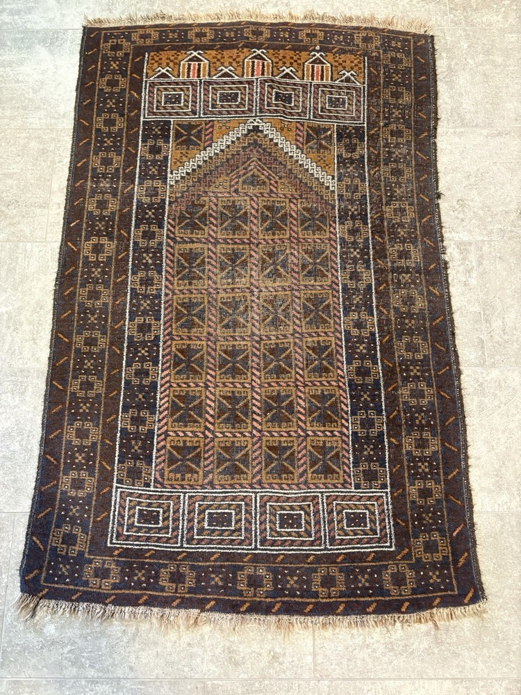 Antique Afghan Tribal Rug