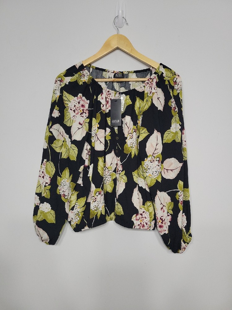 Ana A New Approach Women's Blouse Size XS Floral