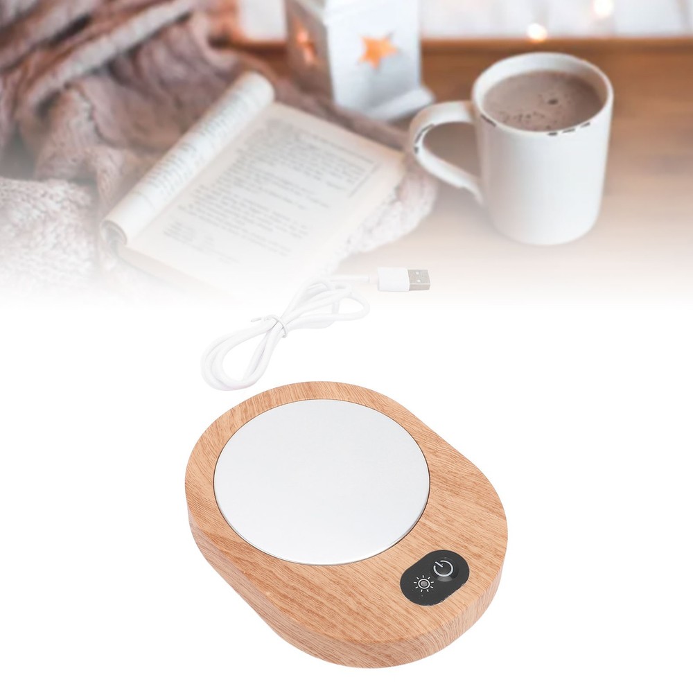 USB Electric Cup Warmer Fast Heating Non-Slip 13W 5V 3A for Tea Coffee Mug  