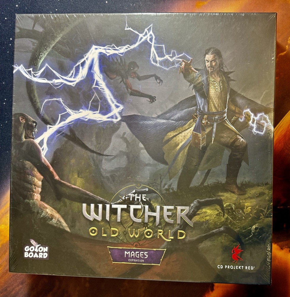 The Witcher Board Game Old World Mages Expansion SEALED