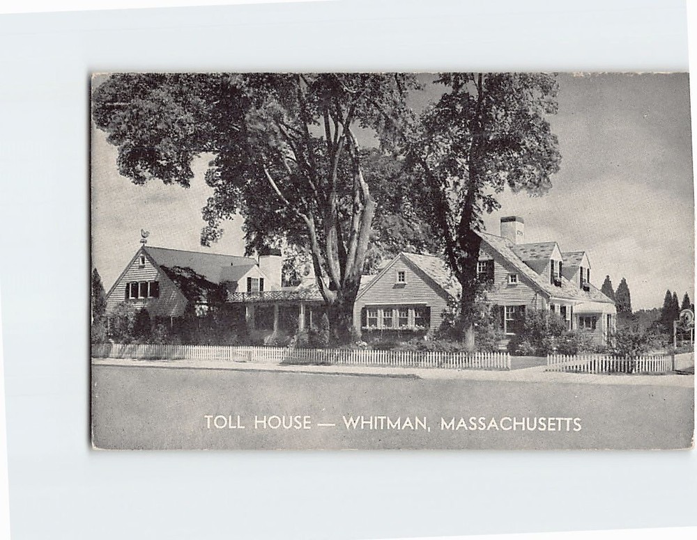Postcard Toll House Whitman Massachusetts USA
