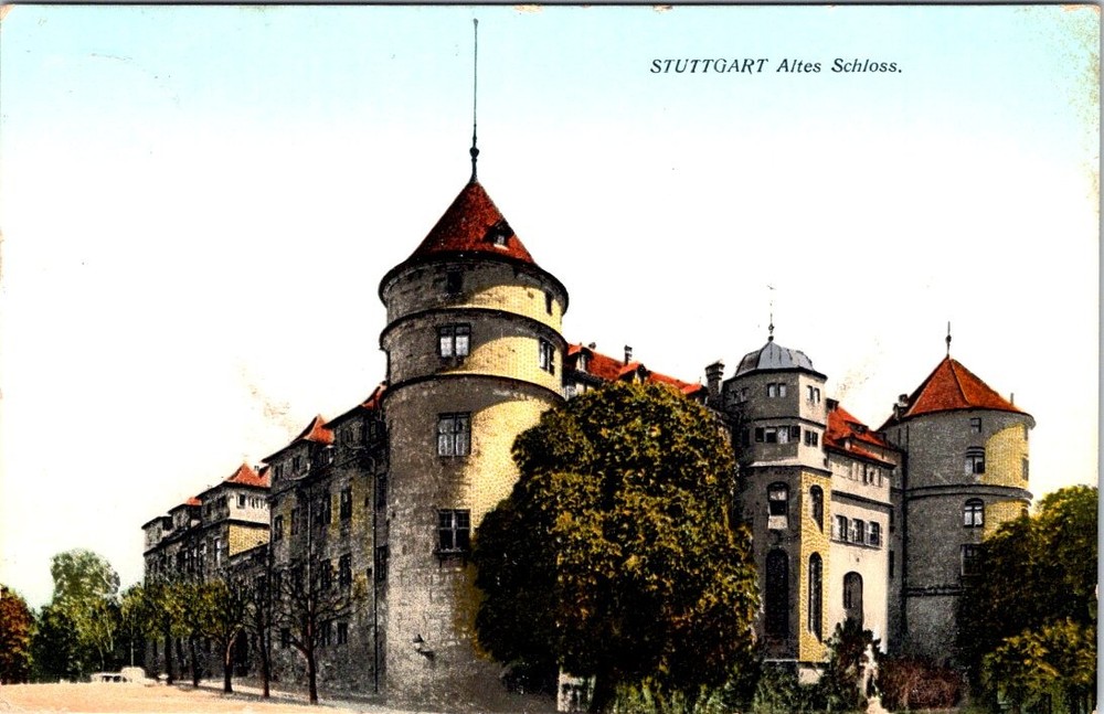 Altes Schloss, STUTTGART, Germany Postcard