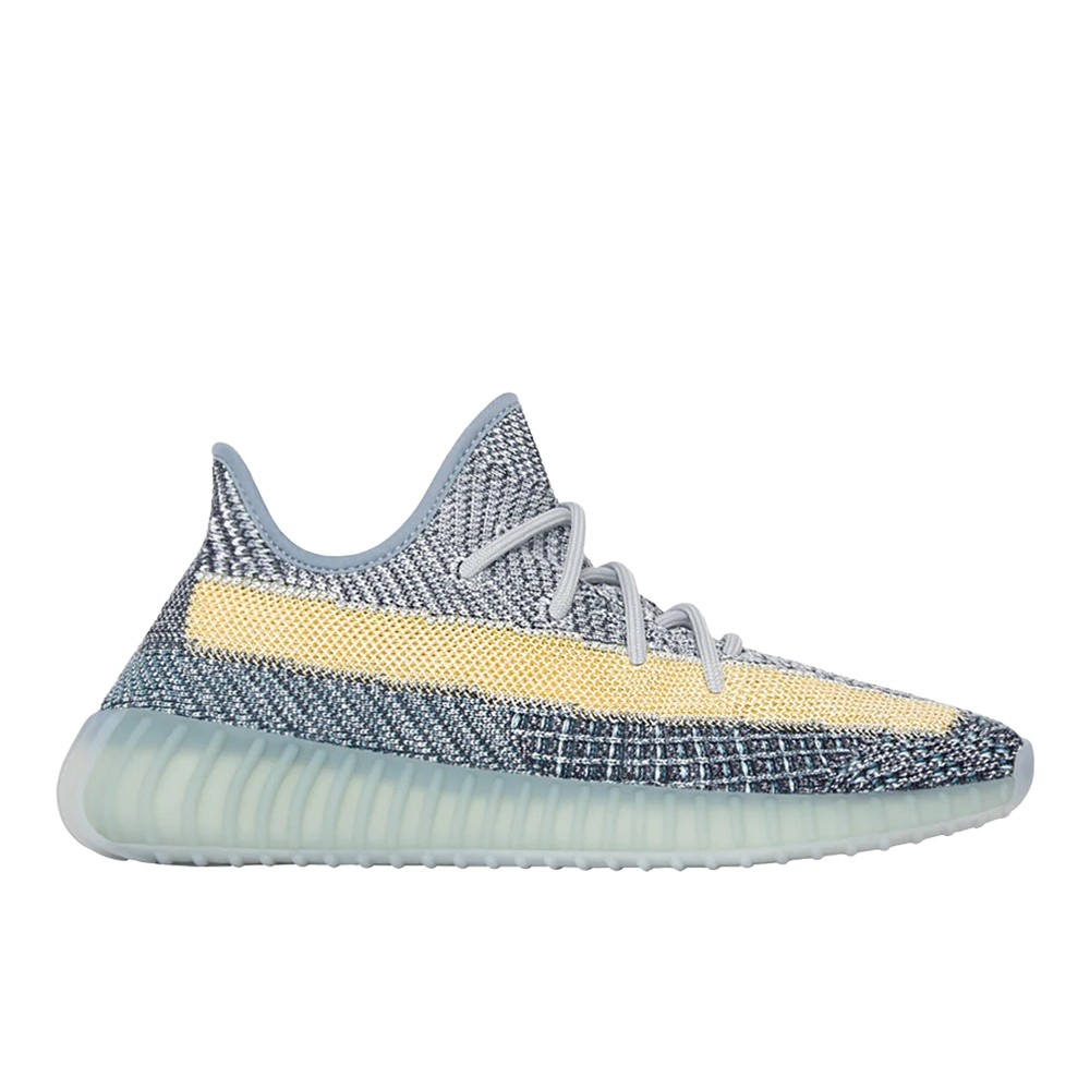 adidas  Yeezy Boost 350 V2 Lace Up  Mens Blue Sneakers Casual Shoes GY7657