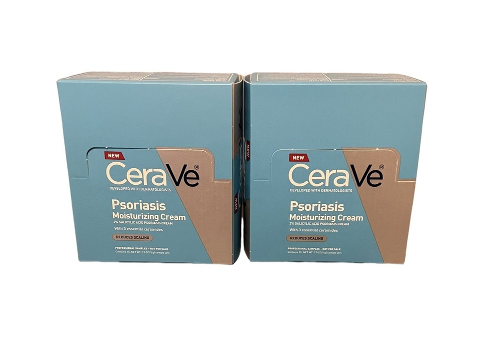 CeraVe Psoriasis Moisturizing Cream 30 Samples Exp 12/25