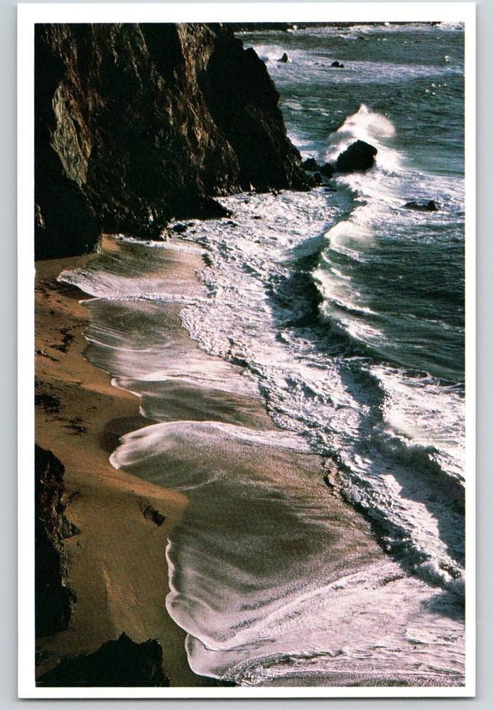 California Big Sur Coast Pacific Ocean Beach 6x4 Postcard