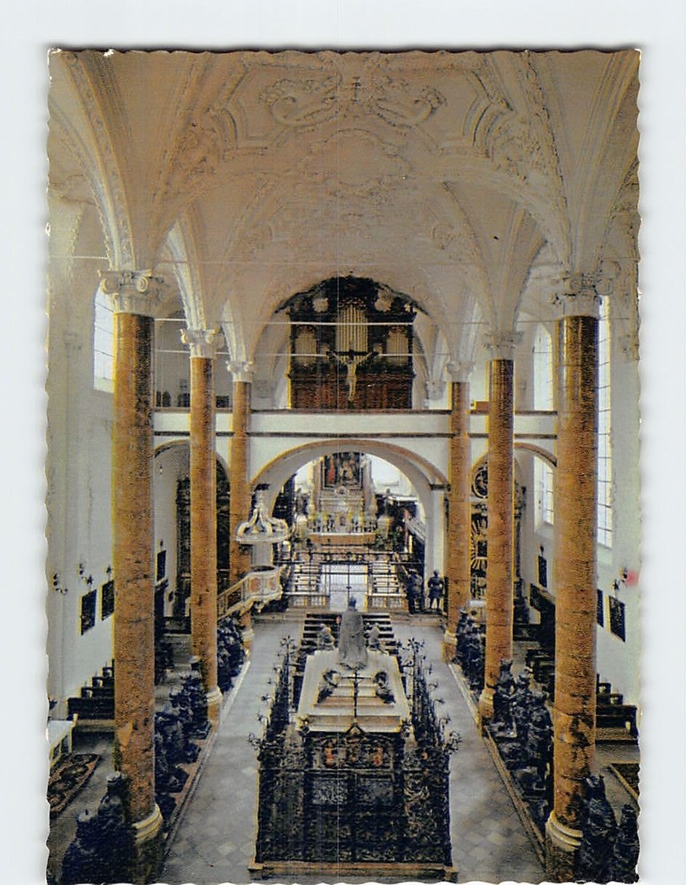Postcard Interior Hofkirche Innsbruck Austria