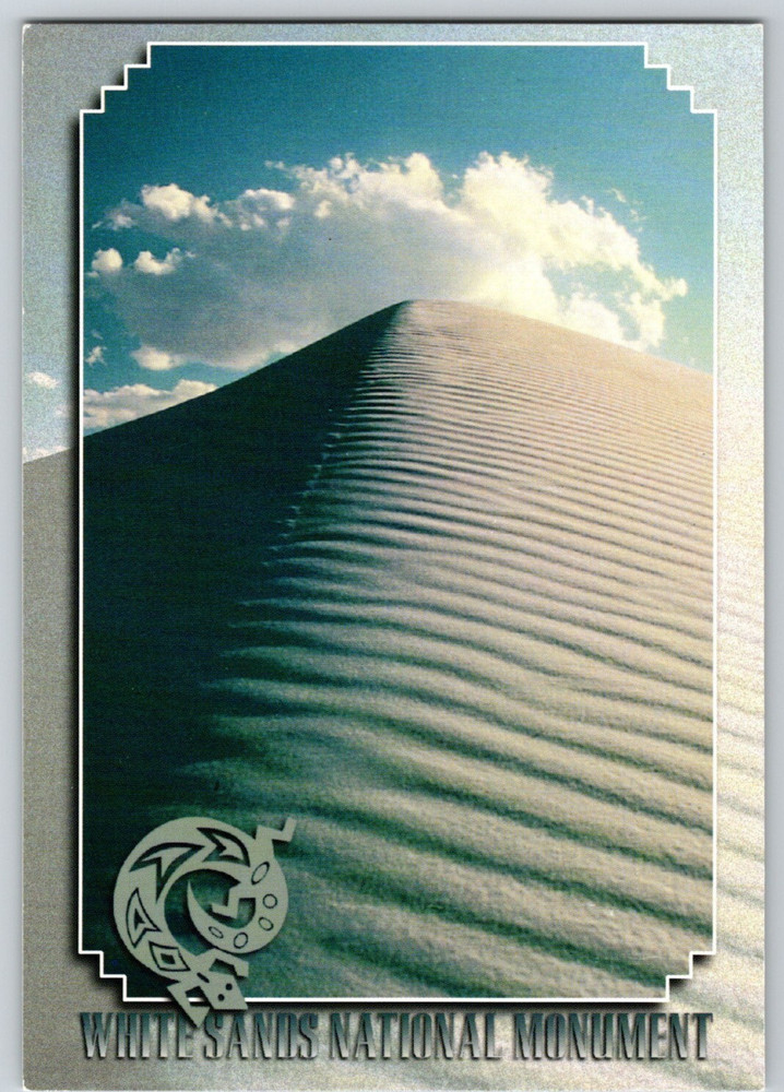 New Mexico White Sands National Park Monument Dunefield 6x4 Postcard