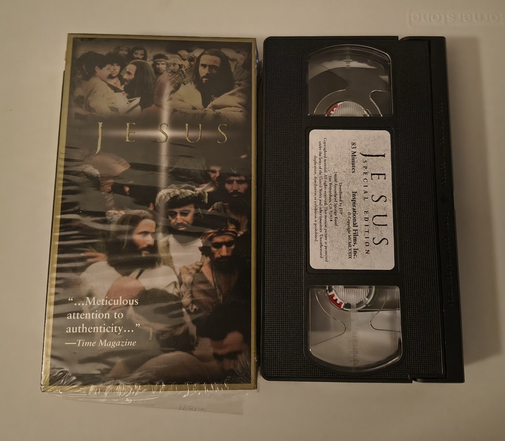 Jesus (VHS, 1988) Brian Deacon A Genesis Project Production Very Good Condition