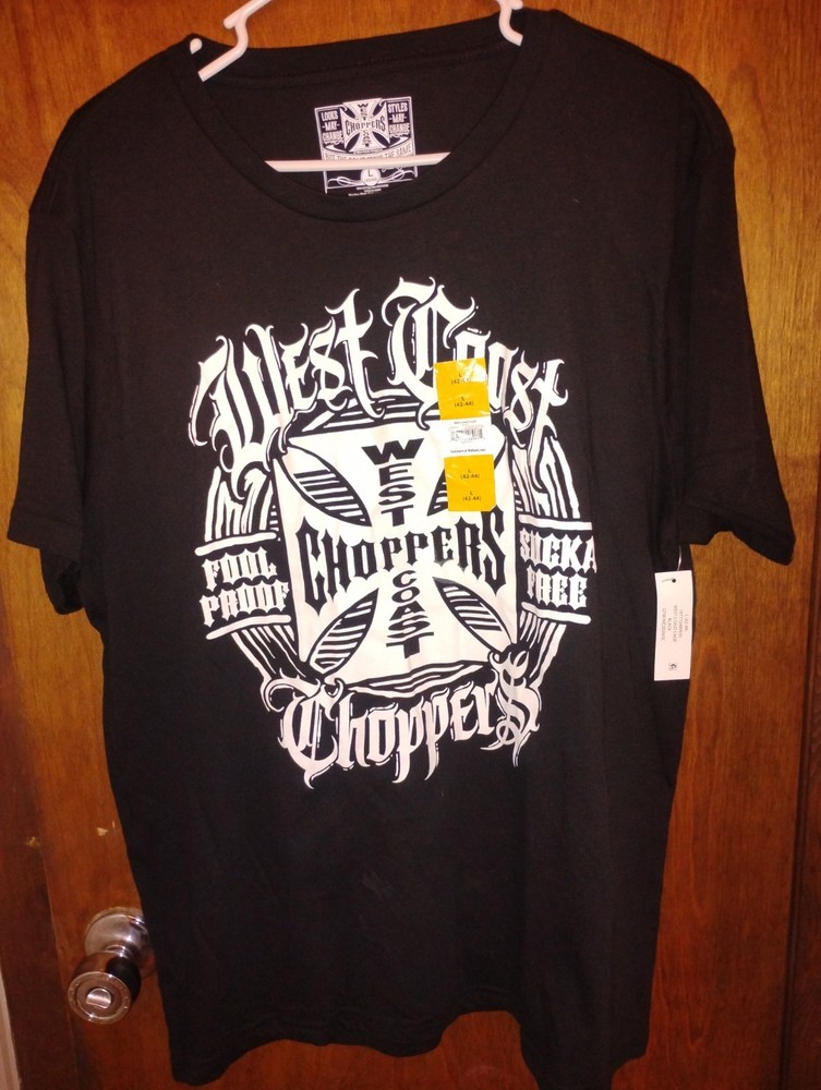 West Coast Chopper Mens T Shirt Size L
