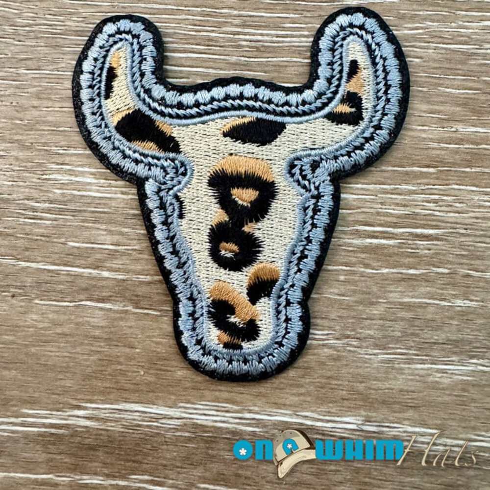 Leopard Steer Iron-On Patch
