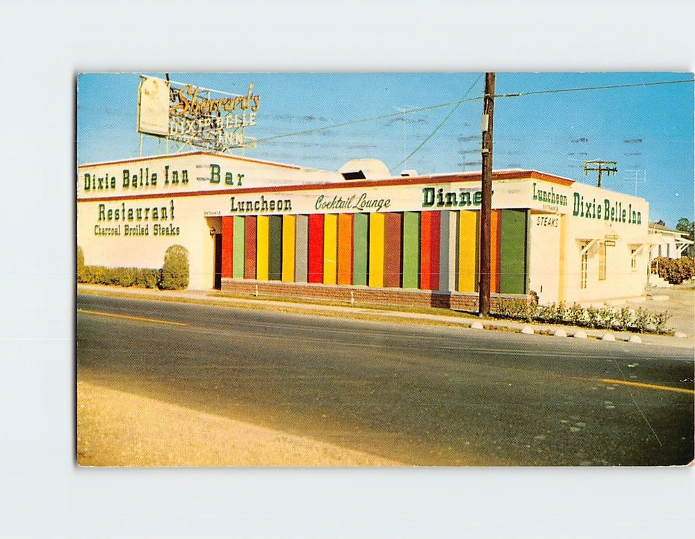 Postcard Sherrard's Dixie Belle Inn USA