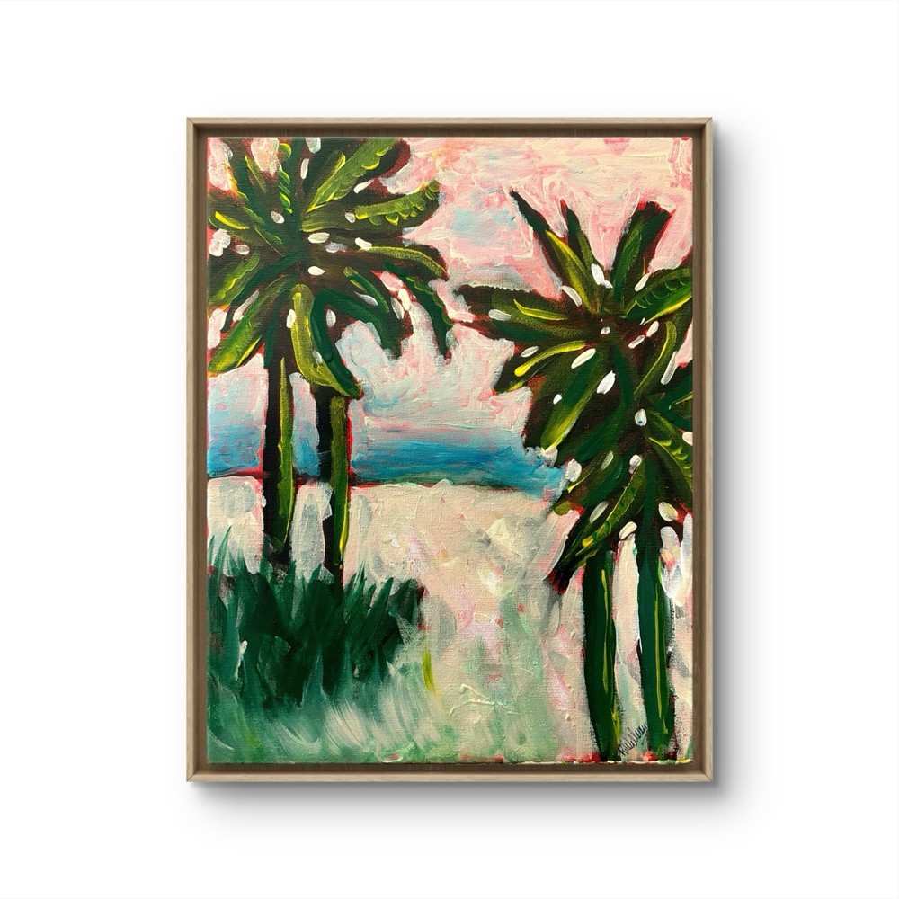 Gulf Light Landscape Impressionism Сanvas wall art signed 11x14 Original