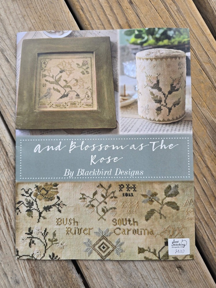Blackbird Designs - And Blossoms as the Rose - Cross Stitch Pattern