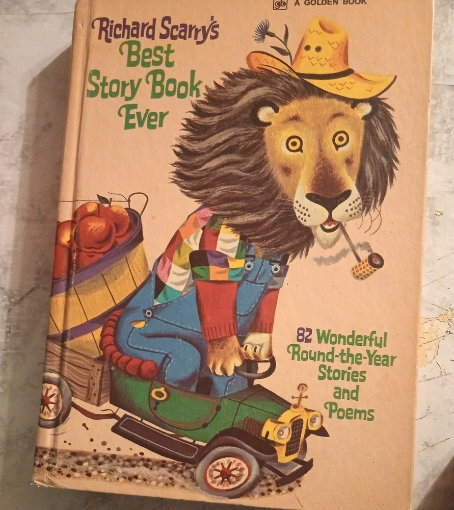Richard Scarry's Best Story Book Ever 82 Stories and Poems Hardcover Golden