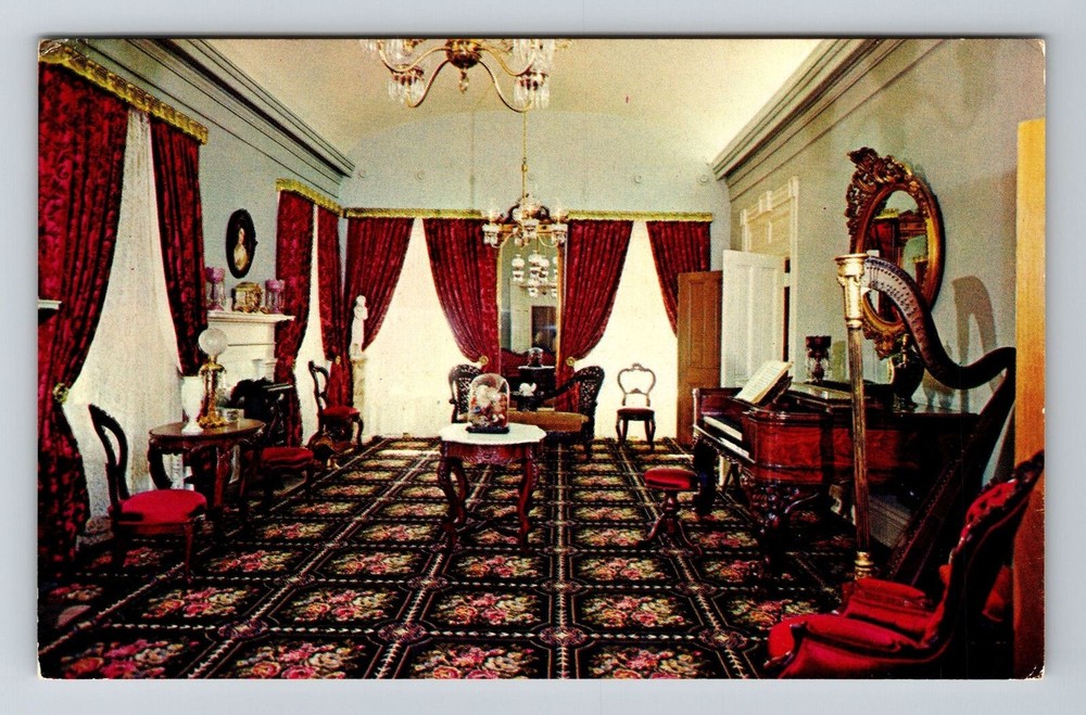 Salt Lake City UT-Utah, The Long Hall, Beehive House, Vintage Postcard