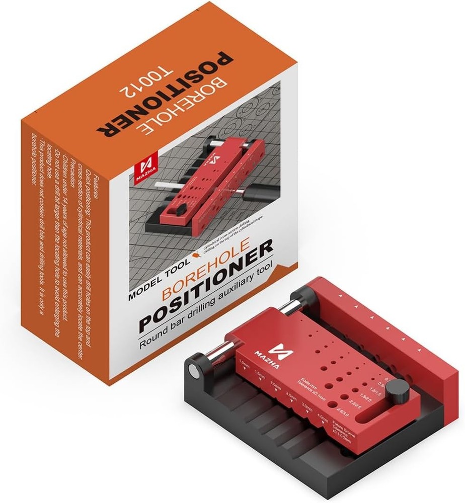 Round Rod Center Locator Drill Guide Jig Punching Hole Locator Drilling Tool
