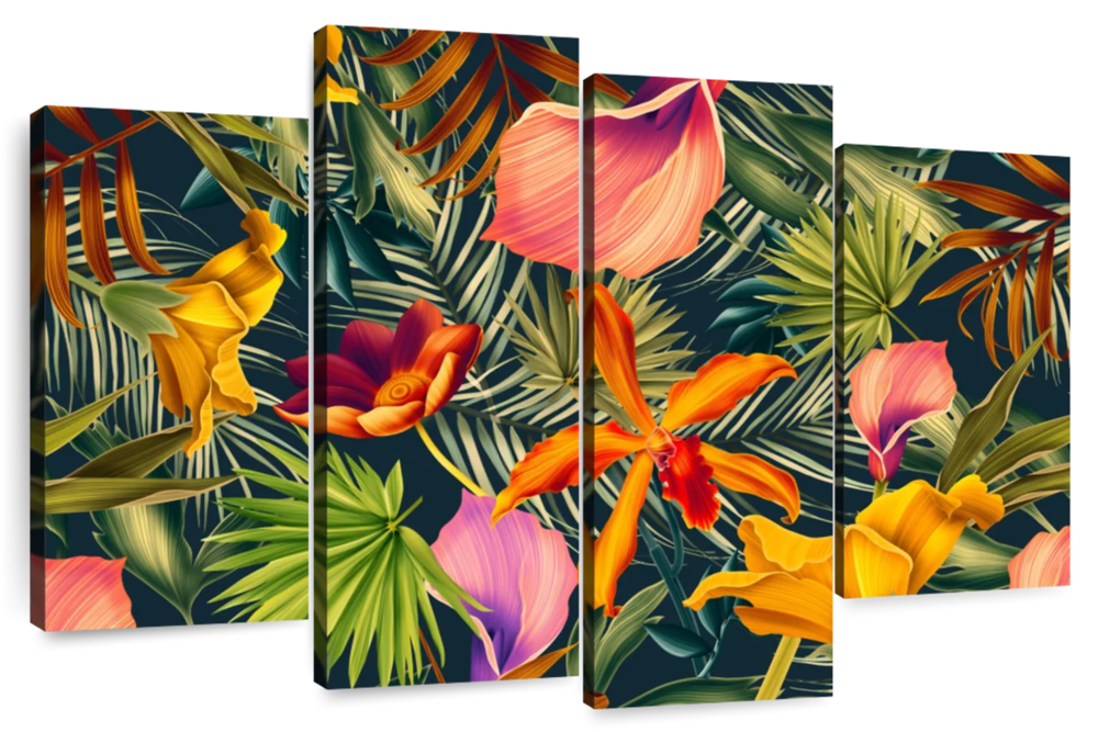 Tropical Floral Wall Art