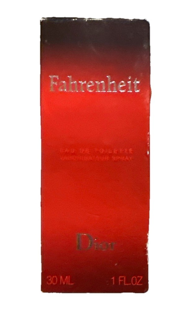 Vintage Christian Dior FAHRENHEIT Eau De Toilette 1 Oz EDT Spray