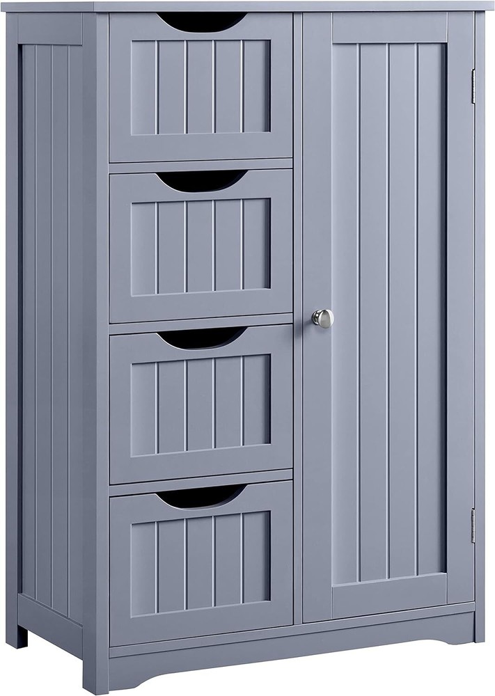 Freestanding 4-Drawer Adjustable Kitchen Storage Organizer