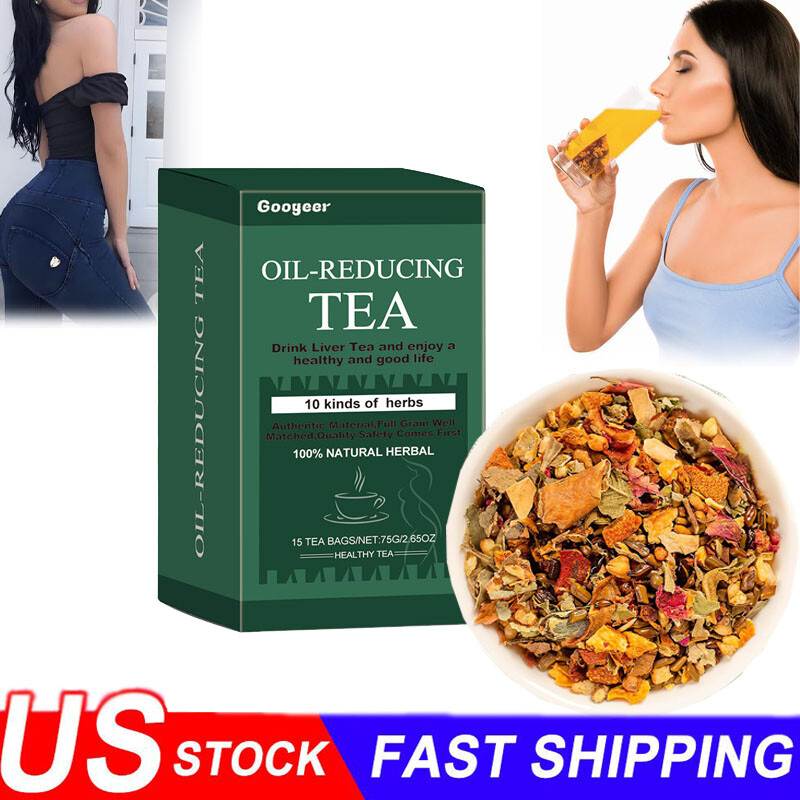 Oil-Reducing Tea-10 Herbal with Excellent Formula, Oil Cleansing Tea for Liver