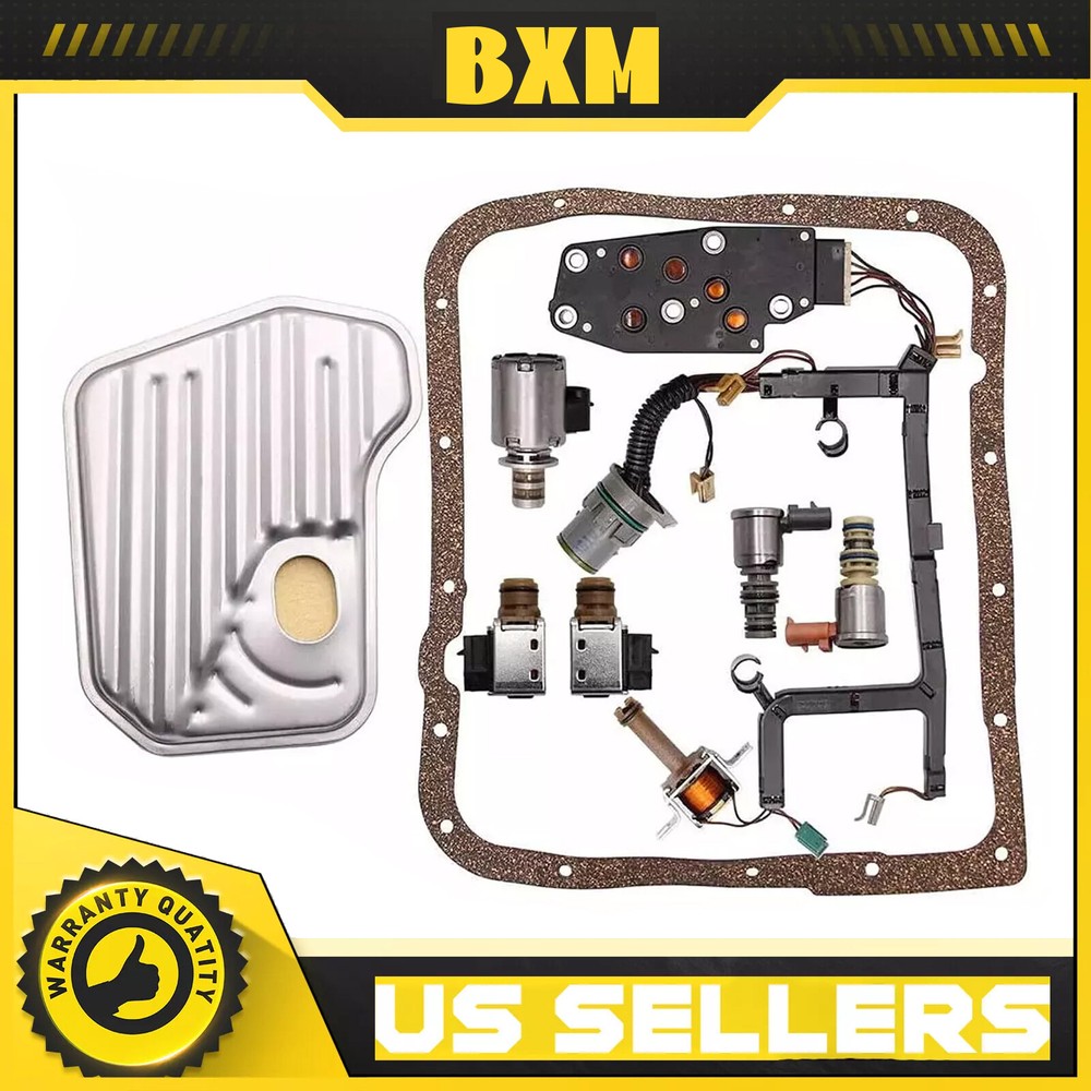 9PCS 4L60E/4L65E Transmission Solenoid Kit For Chevy GMC EPC Shift TCC 3-2 PWM.