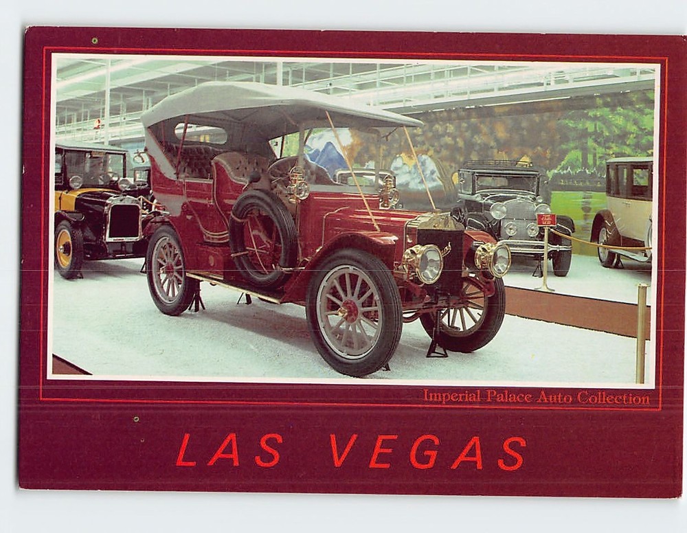 Postcard 1905 Thomas Flyer Imperial Palace Auto Collection Las Vegas Nevada USA