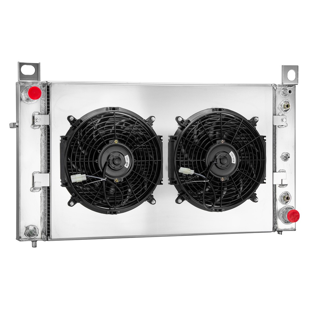 3 Rows Radiator+Shroud Fan Fits 1999-2013 Chevy Silverado GMC Sierra 2500 1500
