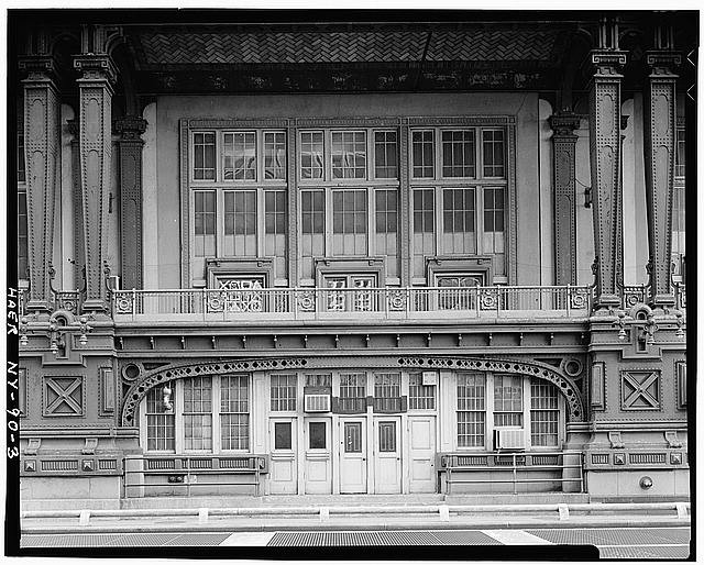 New York NY Whitehall Street Ferry Terminal Entry Bay North Elevation 1900s