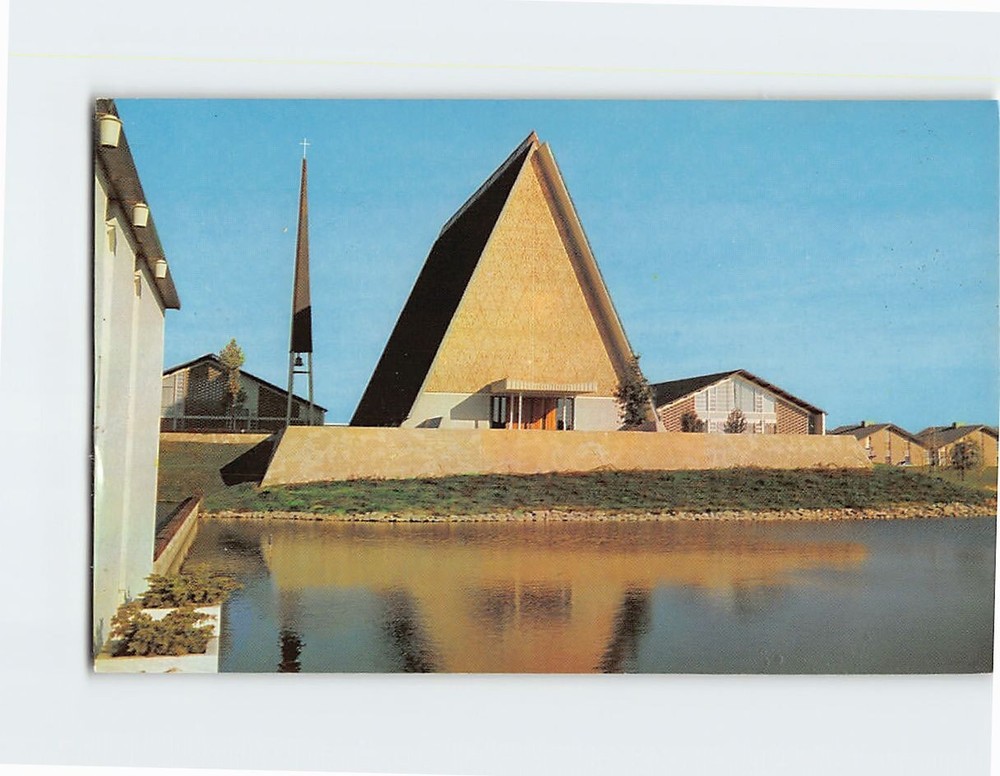 Postcard Kramer Chapel & Bell Tower Concordia Senior College Fort Wayne Indiana