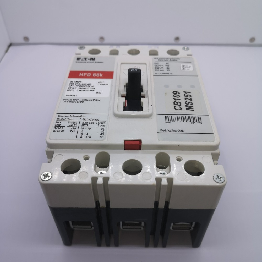 EATON HFD3020BP10 Circuit Breaker