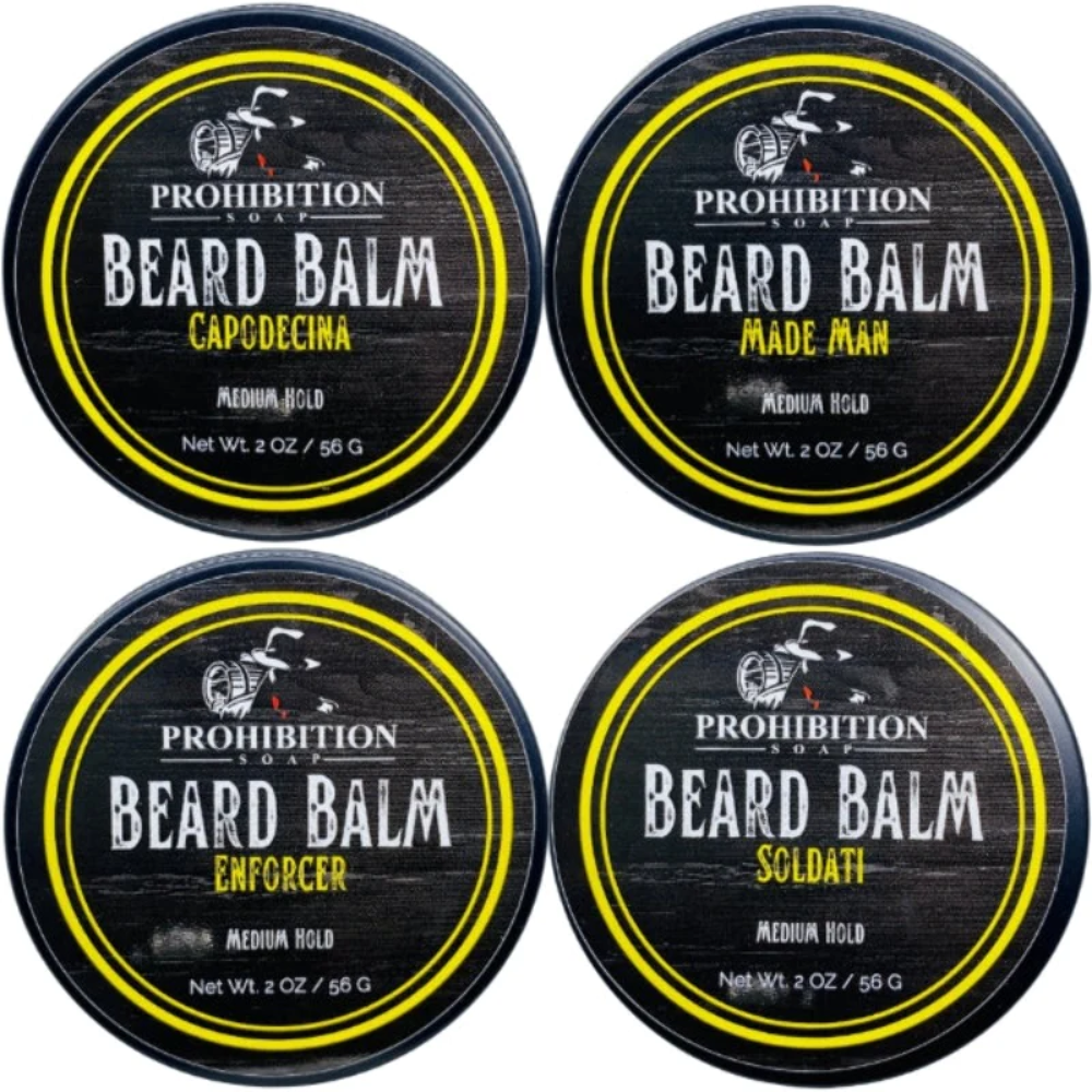 Family Beard Balm 4 Pack – Nourish & Style Your Beard