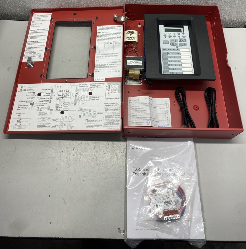 Edwards Signaling Kidde 5-Zone Fire Alarm Control Panel With Dialer FX-5RD