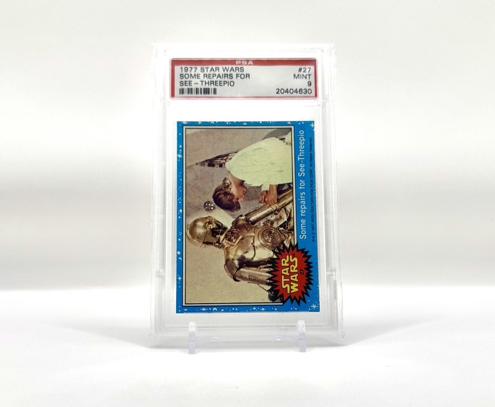 PSA 9 MINT 1977 Topps Star Wars Some Repairs For See-Threepio RARE