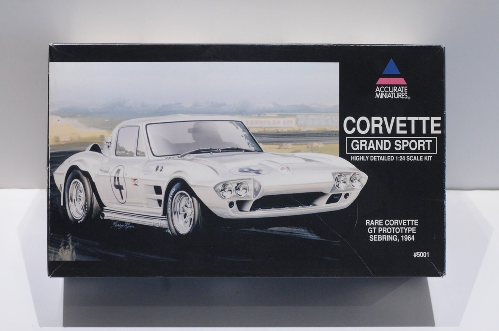 ACCURATE MINIATURES 1964 CORVETTE GRAND SPORT GT PROTOTYPE SEBRING SCALE 1:24 MO-image