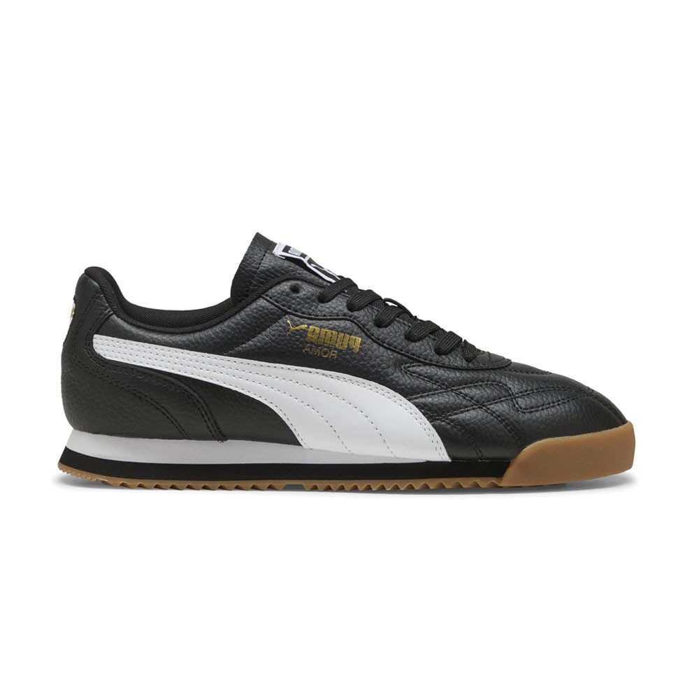 PUMA Roma Anniversario Lace Up  Mens Black Sneakers Casual Shoes 39772002