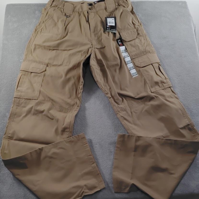 5.11 Tactical Pants Mens 34x34 Coyote 74273ABR Taclite Pro Cargo Elastic Waist