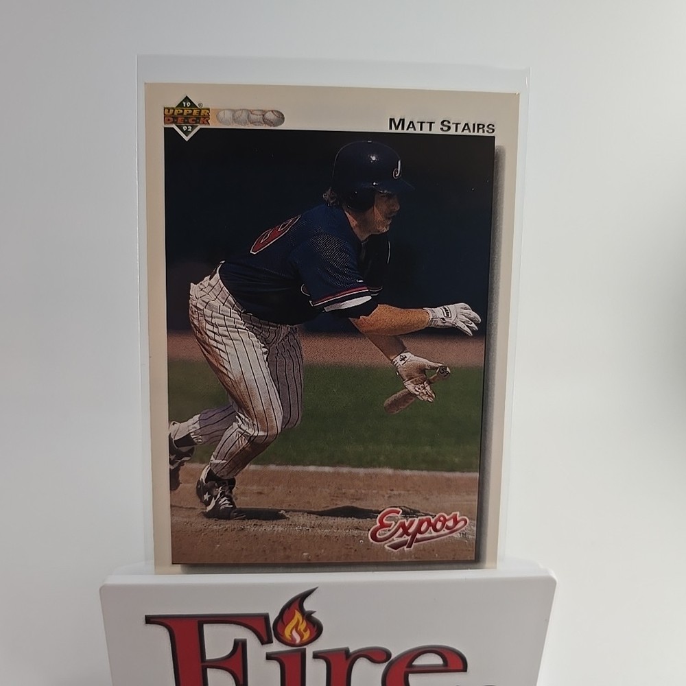 1992 Upper Deck Matt Stairs #786 Rookie Card Montreal Expos RC