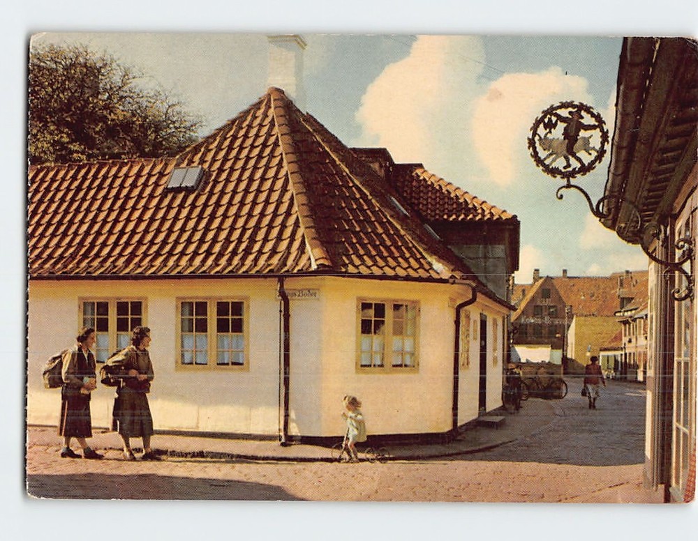 Postcard Hans Christian Andersen Museum Odense Denmark