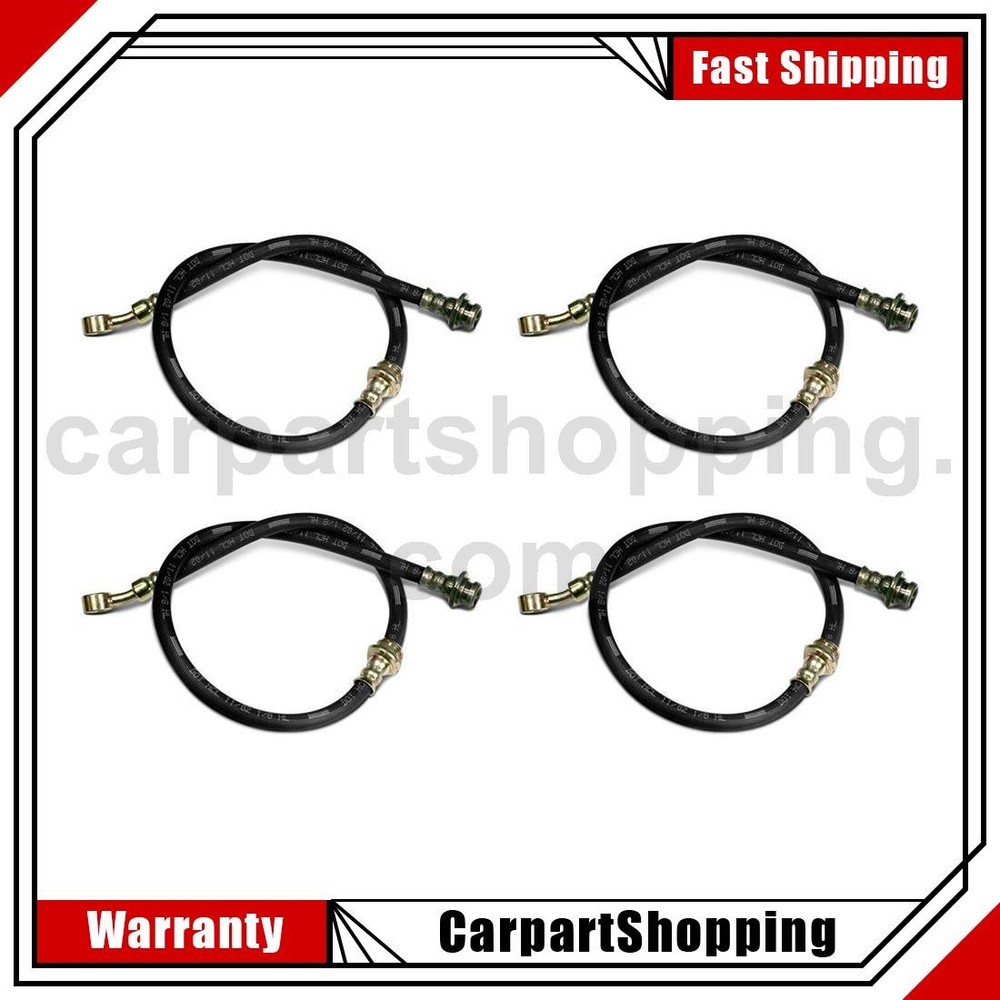 4 Centric Parts Brake Hydraulic Hose Front For Volvo 262 1978 1981