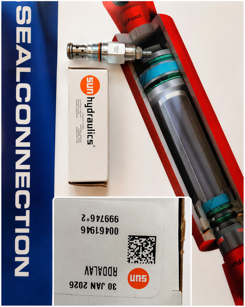 Brand: SUN Hydraulics * Model: RDDA-LAV * Material: Viton * New