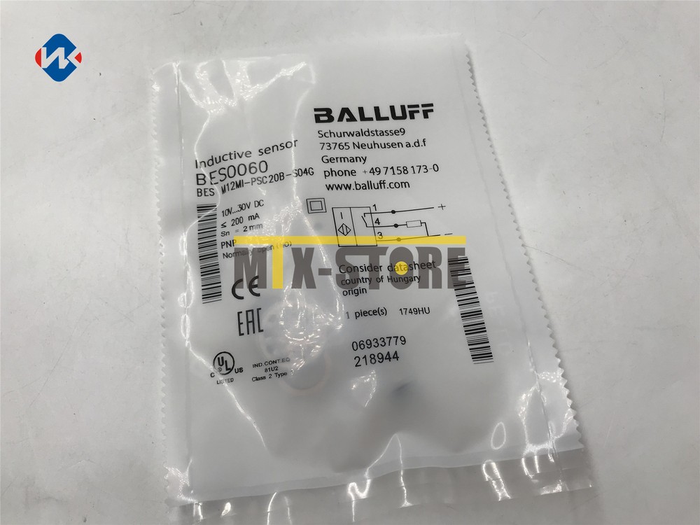 1PC New BALLUFF BES M12MI-PSC20B-S04G M12MI-PSC20B-S04G Sensor&Proximity Switch