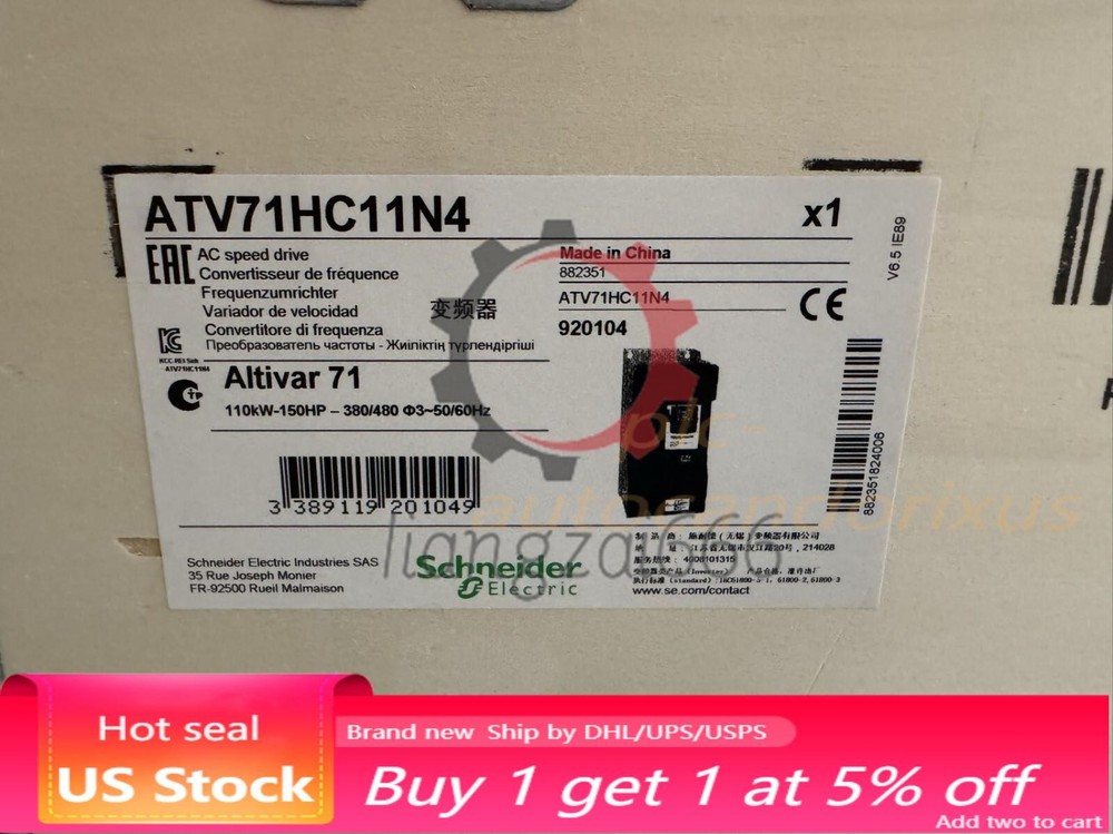 One 100% Genuine New Schneider ATV71HC11N4 Inverter Fast Delivery