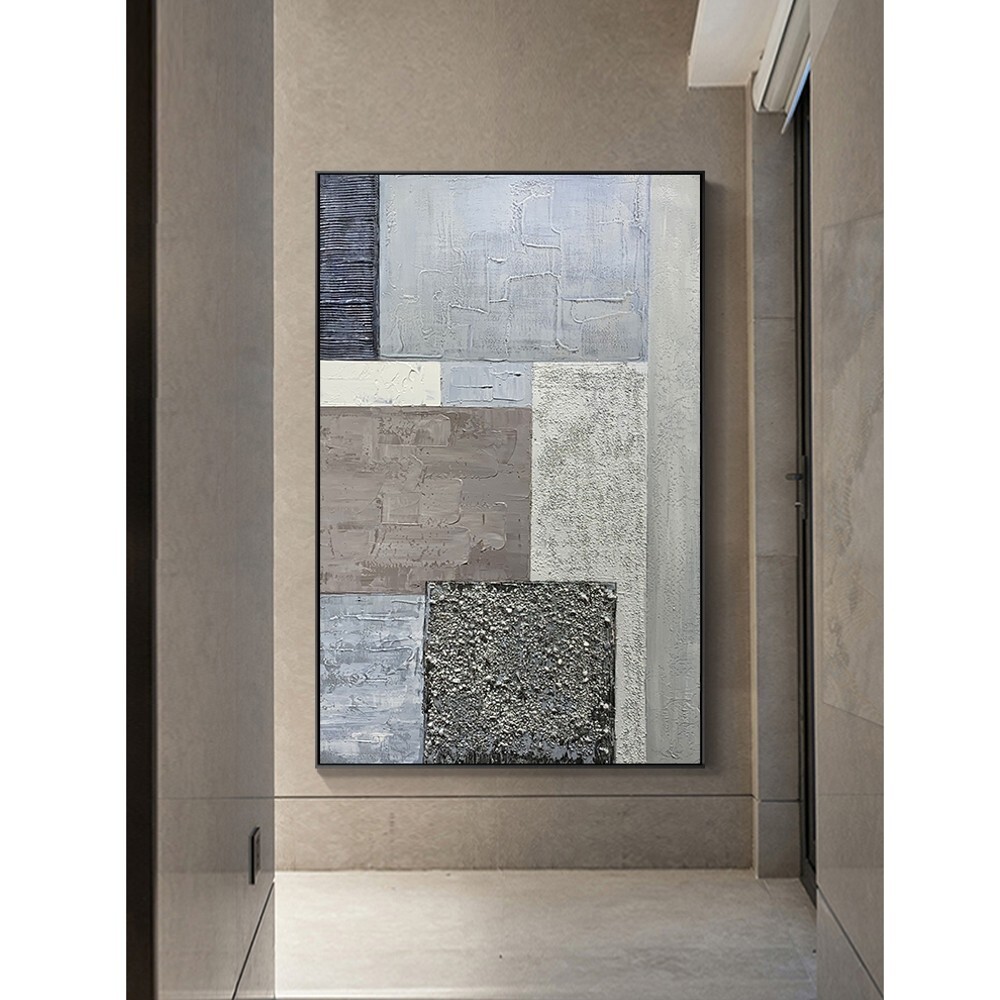 Simple Oil Painting Abstract Handmade Canvas Decorative Mural Unframe Acrylic