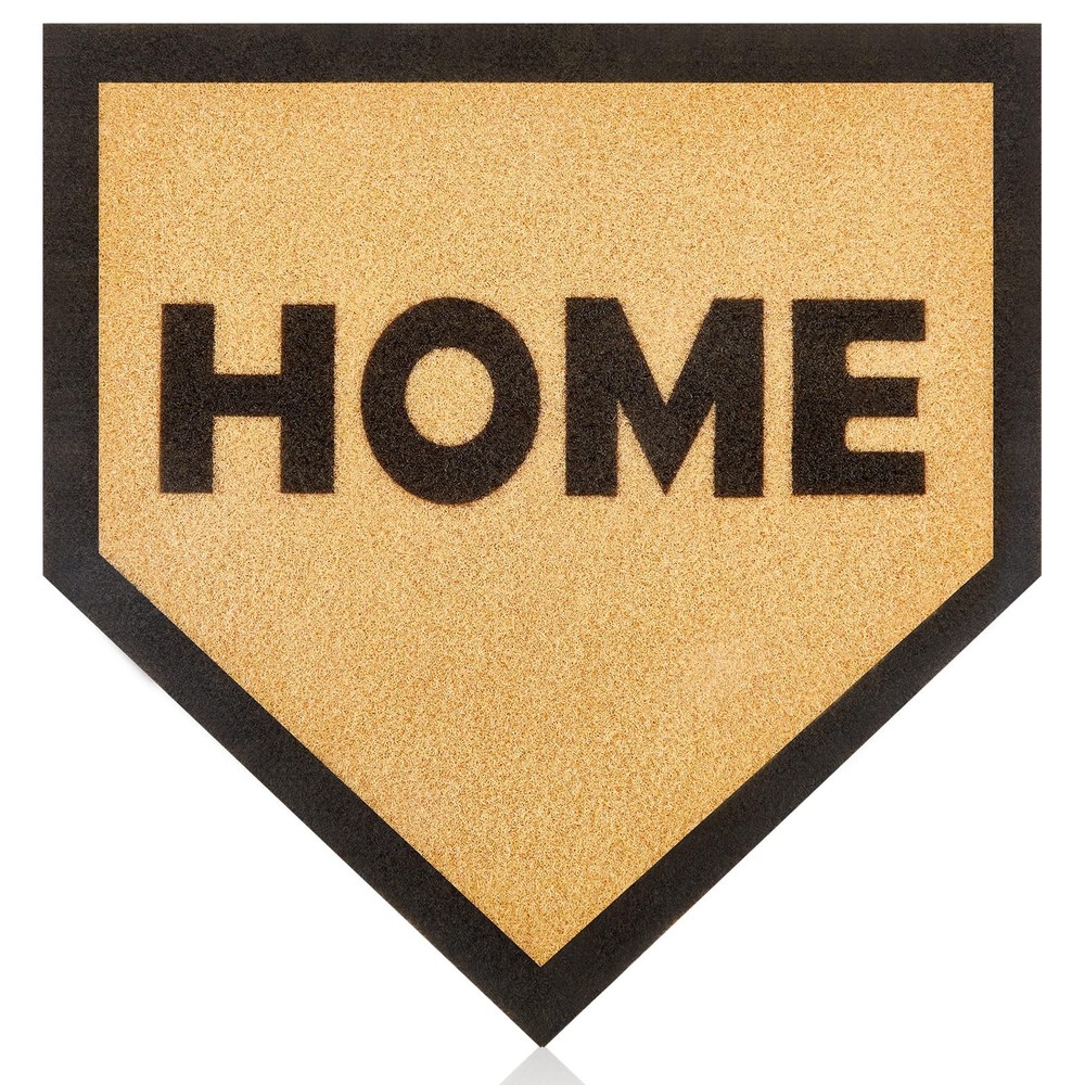 21 X 22 Baseball Rug Home Plate Doormat Imitation Coir Coco Palm Fiber Outdoor