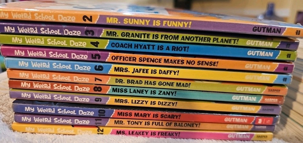 Lot of 11 My Weird School Daze Books By Dan Gutman 2 - 12