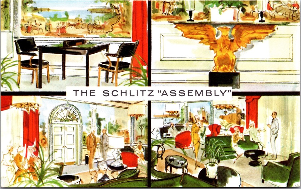Postcard The Schlitz Assembly Brewing Company Milwaukee, Wisconsin